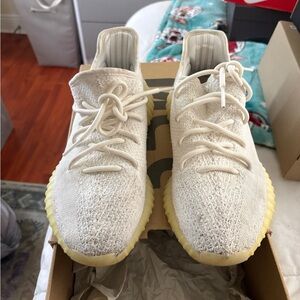 Adidas Cream Yeezy Boost 350 V2 Sneakers